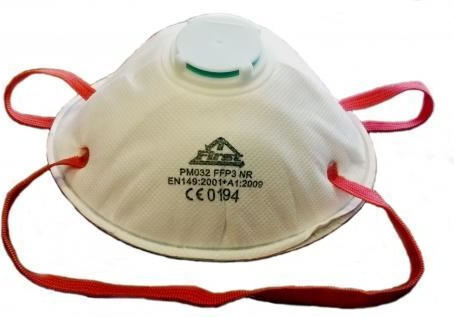 First Protective Mask FFP3 with Valve White 100-101-034-0033 1pcs