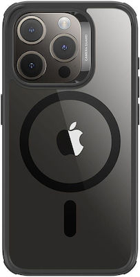 ESR Classic Hybrid HaloLock Задна корица Силикон 0.5мм Clear Black (iPhone 15 Pro - iPhone 15 Про)