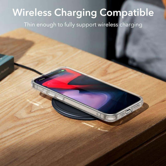 ESR Project Zero Back Cover Σιλικόνης 1.2mm Διάφανο (iPhone 15 Pro)
