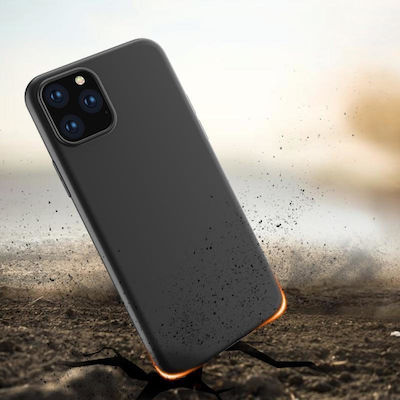 Soft Slim Silicone Back Cover Black (iPhone 15 Pro)