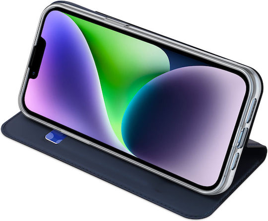 Dux Ducis Skin Pro Brieftasche Synthetisches Leder / Silikon / Leder Blau (iPhone 15 Plus / 16 Plus)