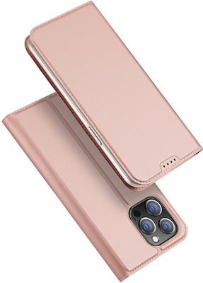 Dux Ducis Skin Pro Buchen Sie Synthetisches Leder Rosa (iPhone 15 Pro)