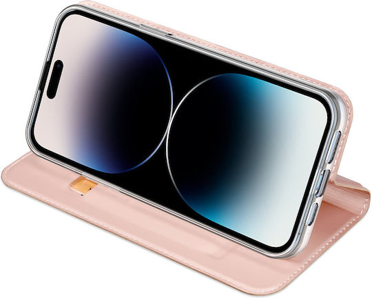 Dux Ducis Skin Pro Book Synthetic Leather Pink (iPhone 15 Pro)
