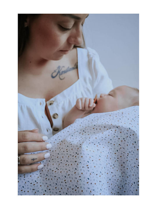 The Angel Blanket Nursery Swaddling Blankets White 63x63cm