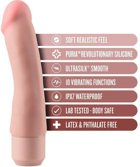 Blush Dr. Steve Ρεαλιστικός Δονητής 19cm Flesh