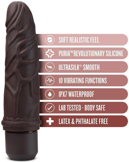 Blush Dr. Robert Realistic Vibrator 19cm Brown