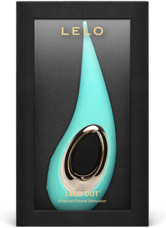 Lelo Dot Klitoris Vibrator Elliptischer Klitoris-Stimulator 6cm Aqua