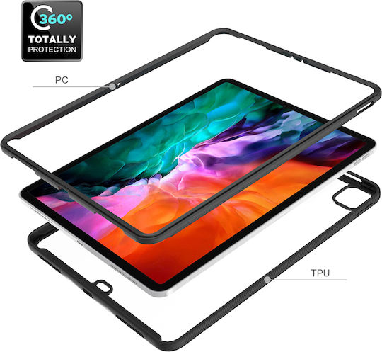 Techsuit Флип капак Черен (iPad Pro 2015 12.9")