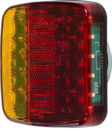 GloboStar Σετ Φώτα Τρέιλερ LED Αδιάβροχα με Μαγνήτη 24V 2τμχ