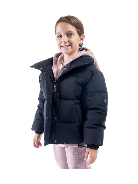 Kids' Casual Jacket with Hood Black