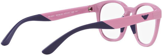 Emporio Armani Παιδικός Σκελετός Γυαλιών σε Ροζ Χρώμα 4001 60161W