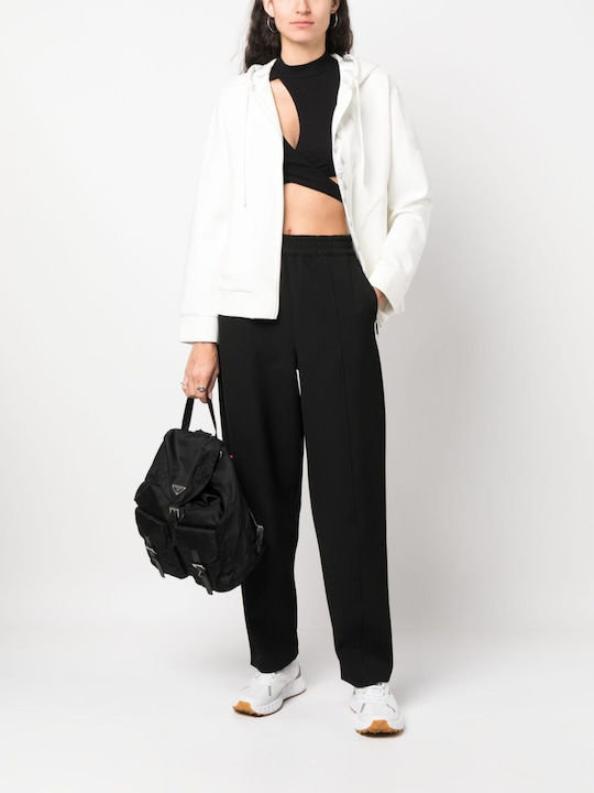 Damen Stoff Hose Schwarz