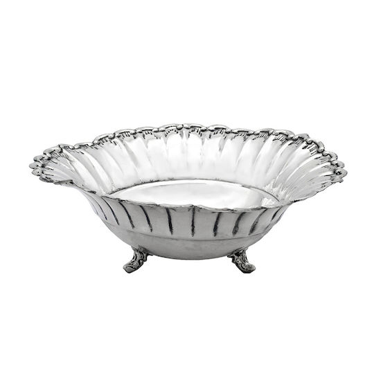 Savvas Design Decorative Bowl Silver 15x15x5.5cm