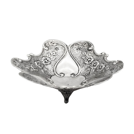 Savvas Design Decorative Bowl Silver 13x13x3cm