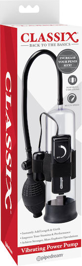 Pipedream Classix Vibrating Pump Τρόμπα Πέους με Δόνηση Μαύρη