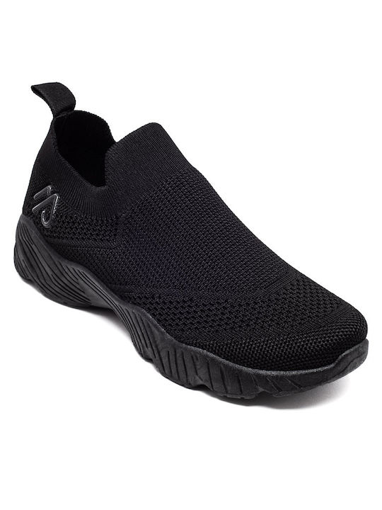 Marathon Damen Slip-Ons Schwarz