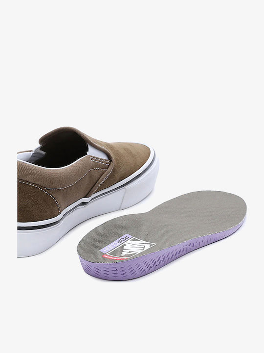 Skate Ανδρικά Slip-On Καφέ