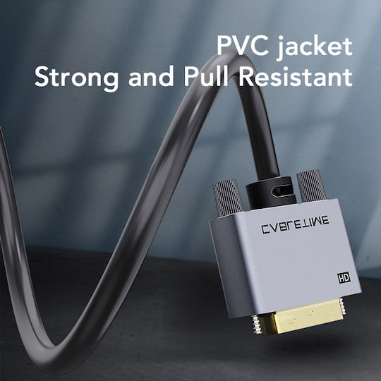 Cabletime Kabel DVI-D-Stecker - HDMI-Stecker 2m Schwarz
