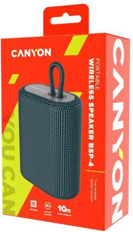 BSP-4 Bluetooth Speaker 5W with Radio and Battery Life up to 4 hours Gray