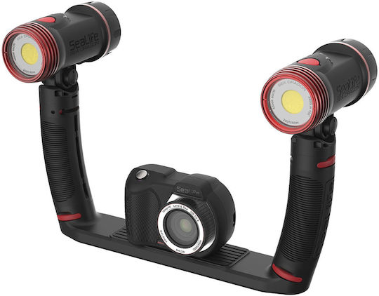 Sealife Micro 3.0 Pro Duo 5000 Set Compact Φωτογραφική Μηχανή 16MP με Οθόνη 2.4" και Ανάλυση Video 4K UHD Μαύρη