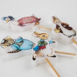Meri Meri Peter Rabbit In Garden lumânări Lumânare de Zi de Naștere 4buc 267520