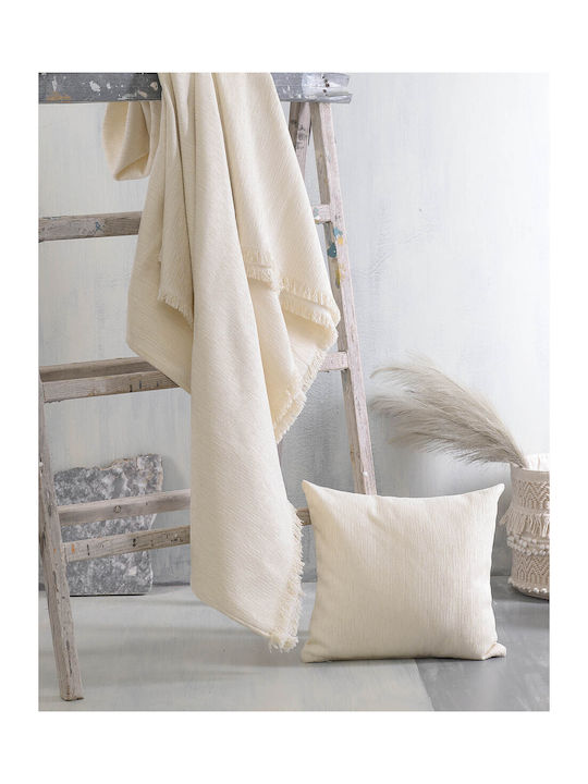 Rythmos Rythmos Decoratif Pillow Case Essie in Ecru 40x40cm