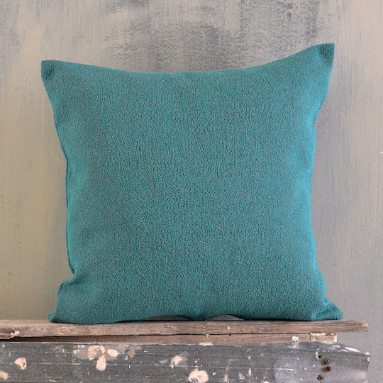 Rythmos Decorative Pillow Case Sebastiao Petrol Blue 40x40cm