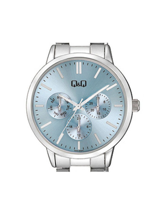 Q&Q Uhr mit Silber Metallarmband