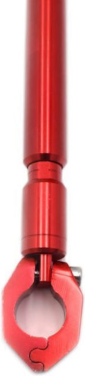 Motowolf Crossbar Bars for Motorcycle Mobile Mount 32 - 37.5cm Red