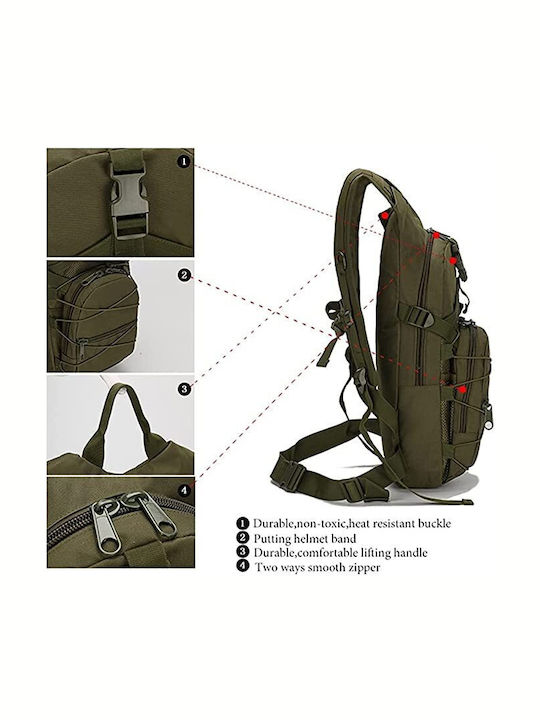 Reitrucksack Braun 15Es