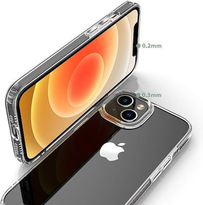 Tech-Protect Flexair Hybrid Umschlag Rückseite Kunststoff / Silikon Transparent (iPhone 15)