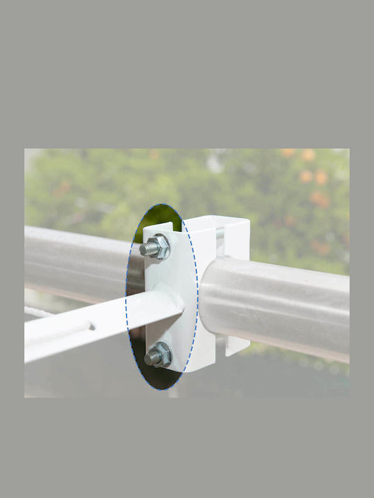 Aplostrak Hera Metallic Folding Hanging Balcony Railings with Hanging Length 11m