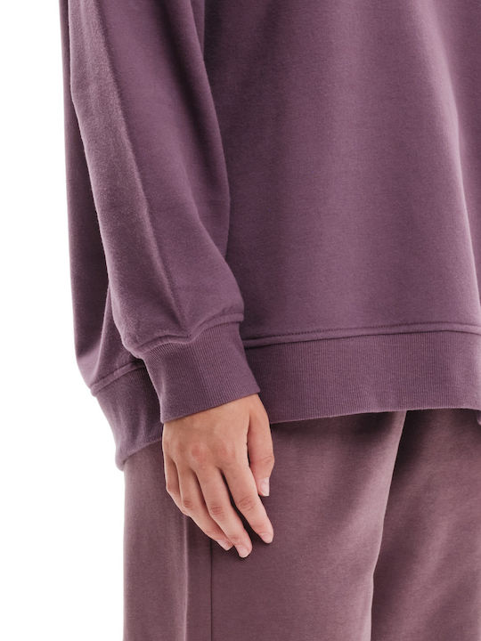 Long Women's Sweatshirt Purple