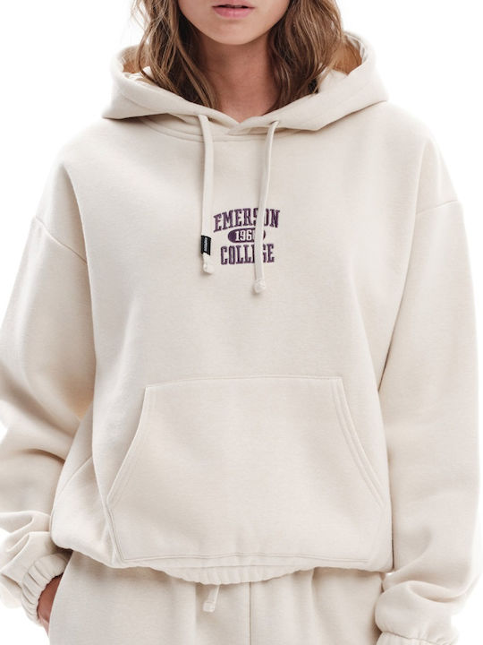 Women's Hooded Sweatshirt Beige