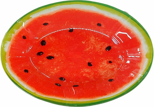 Serving Platter Red with Diameter 26cm