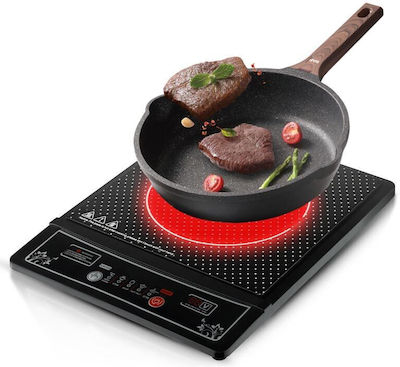 Cheffinger Induction Countertop Single Burner Black