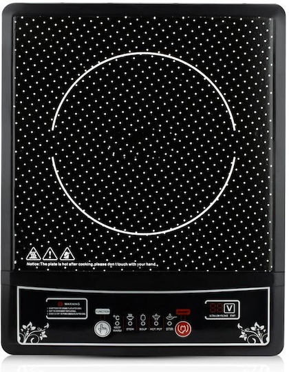 Cheffinger Induction Countertop Single Burner Black