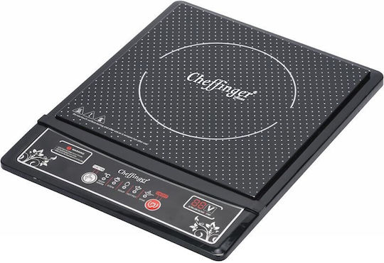 Cheffinger Induction Countertop Single Burner Black