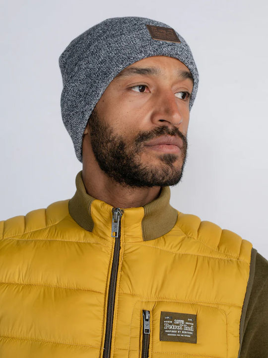 Knitted Beanie Cap Navy Blue