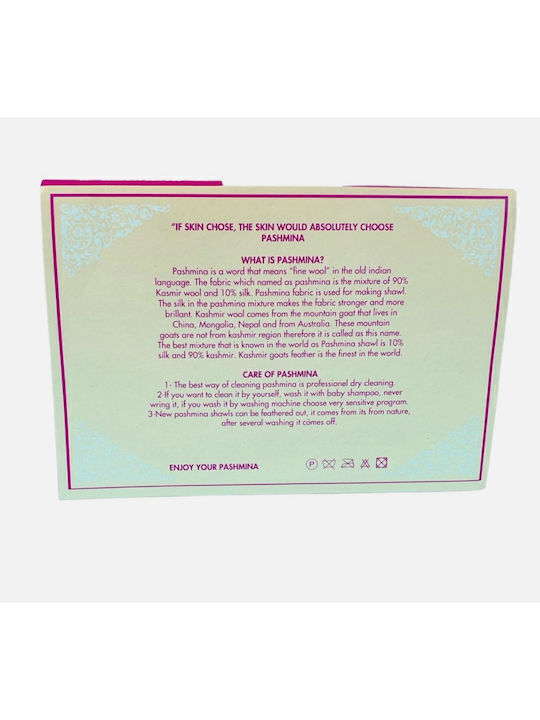 Women's Cashmere Scarf Pink