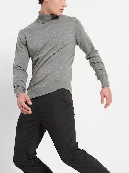 Trousers Chino in Regular Fit Dark Grey