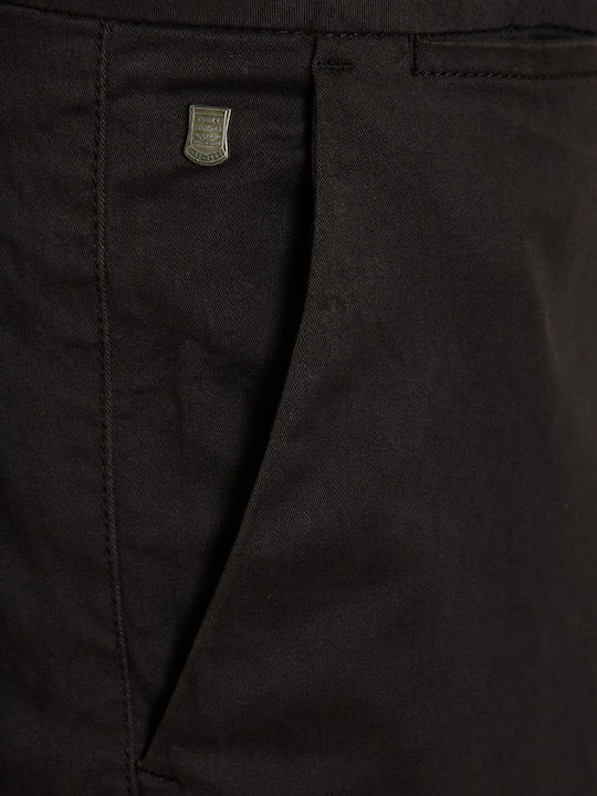 Trousers Chino in Regular Fit Dark Grey