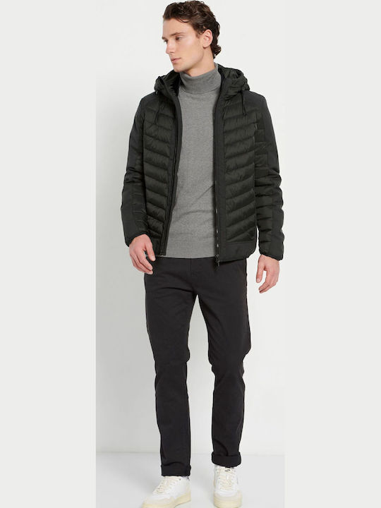 Trousers Chino in Regular Fit Dark Grey