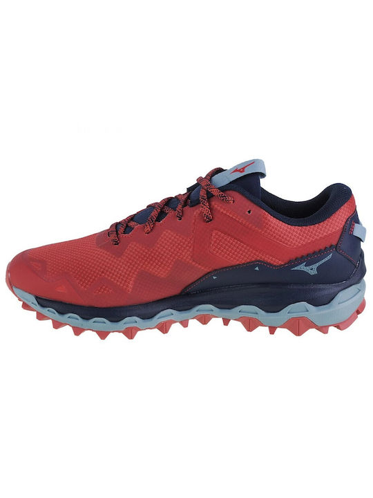 Mizuno Wave Mujin 9 Sport Shoes Trail Running Red