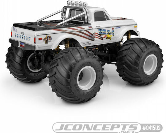 JConcepts Jconcepts 1970 Chevy K10 Usa-1 Edition 10.5" Wheelbase Fits Tamiya Clod Buster Similar Jconcepts