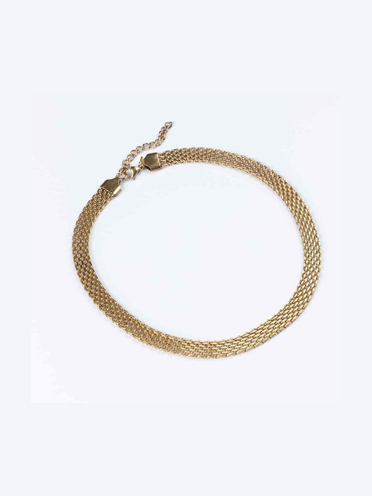 Cuoro Necklace from Gold Plated Steel