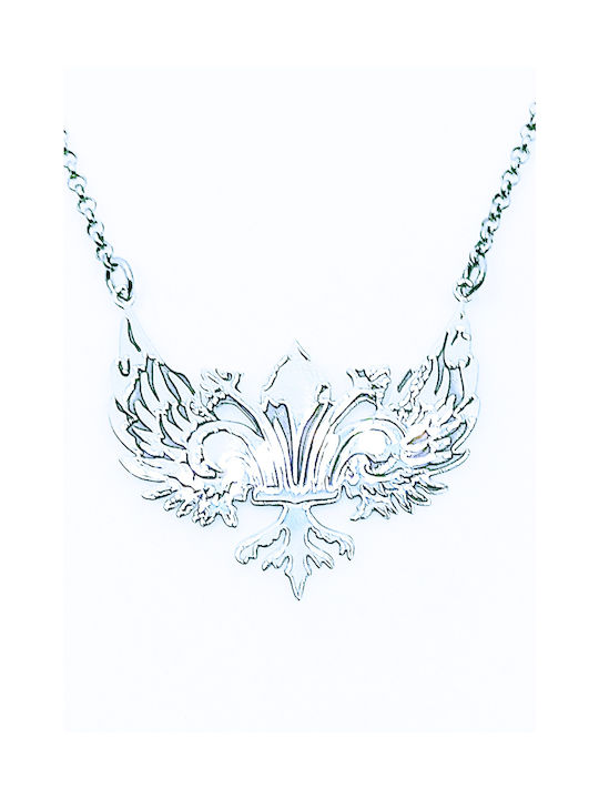 PS Silver Necklace with design Angel from Silver