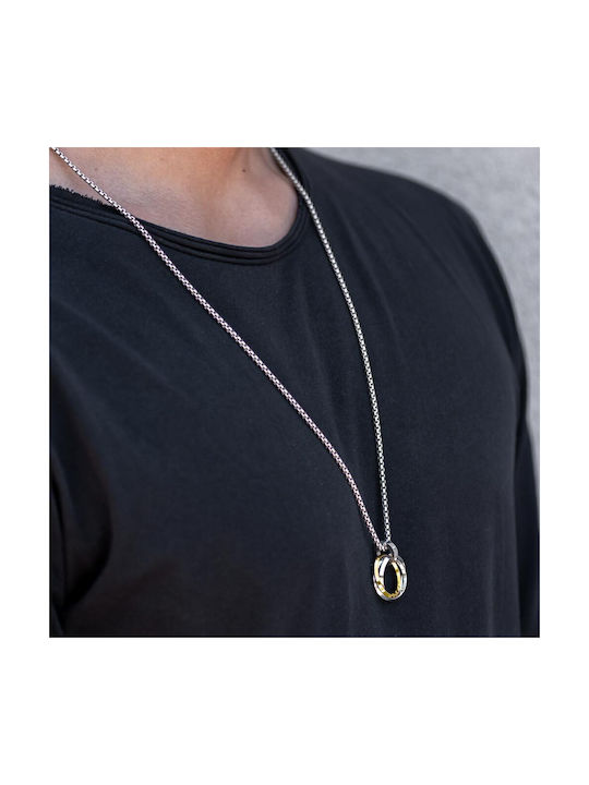 Piercing.gr Necklace from Gold Plated Steel