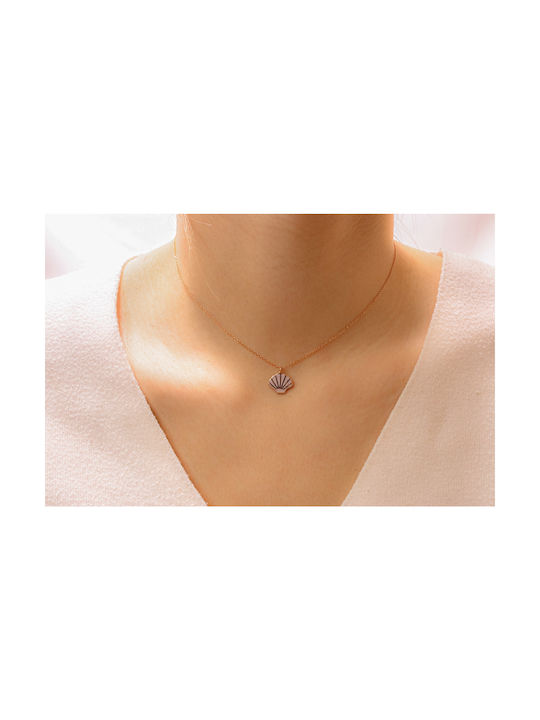 Ekan Necklace from Rose Gold 14K