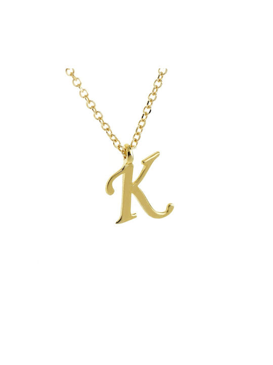 Ioannou24 Necklace Monogram from Gold 9 K